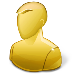 Regular User Anonymous Yellow Icon 256x256 png